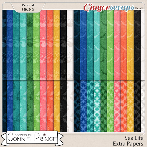 Sea Life - Extra Papers by Connie Prince
