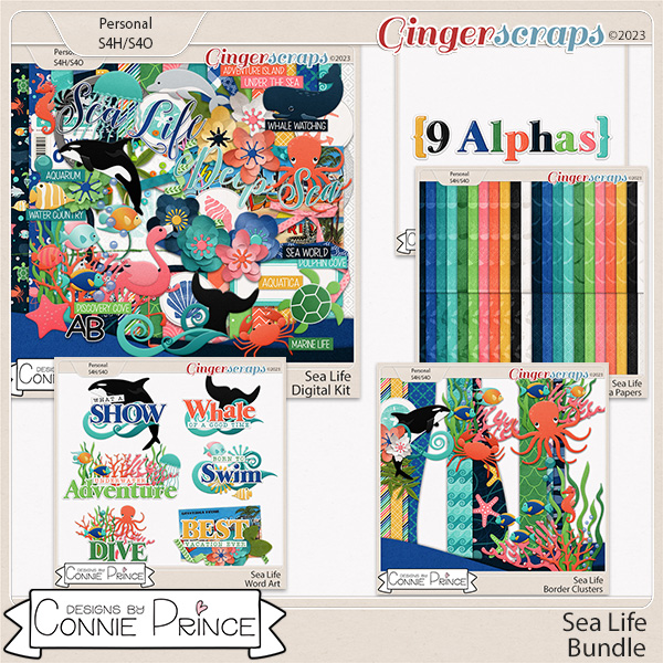 Sea Life Bundle by Connie Prince
