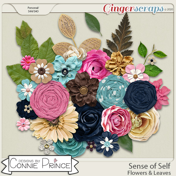 Sense of Self - Flowers & Leaves by Connie Prince