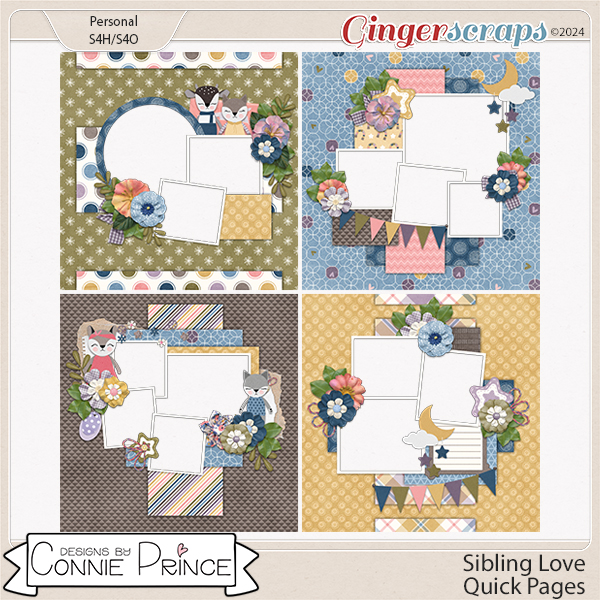 Sibling Love - Quick Pages by Connie Prince