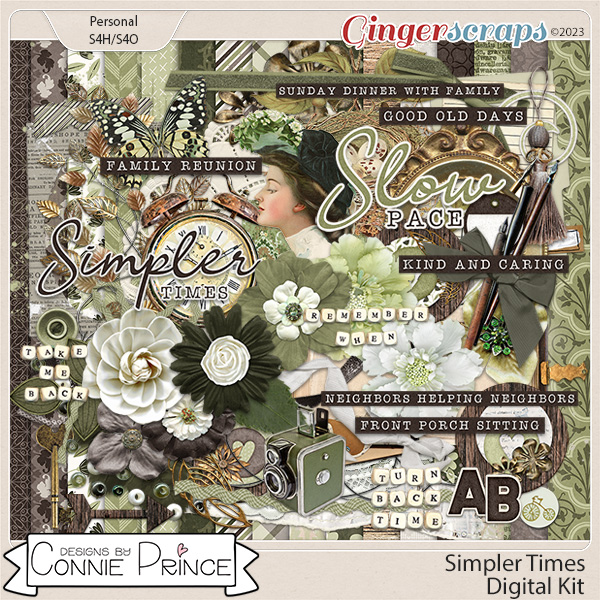 Simpler Times - Kit by Connie Prince