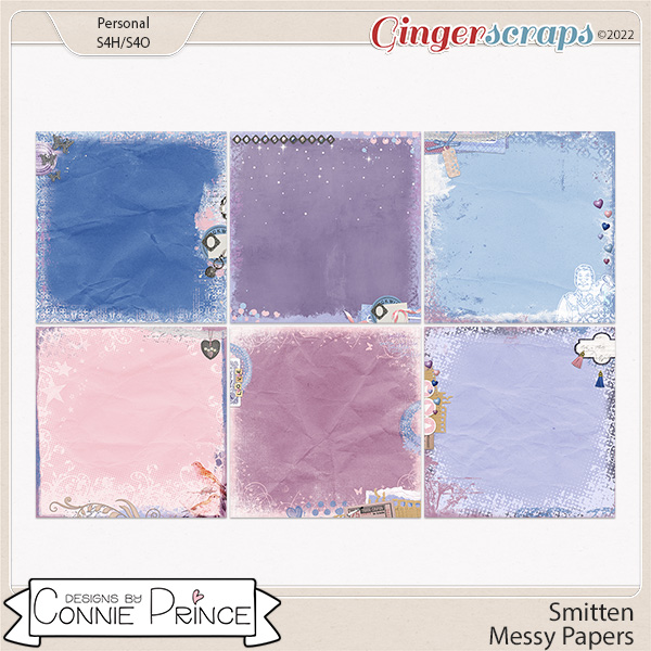 Smitten - Messy Papers by Connie Prince
