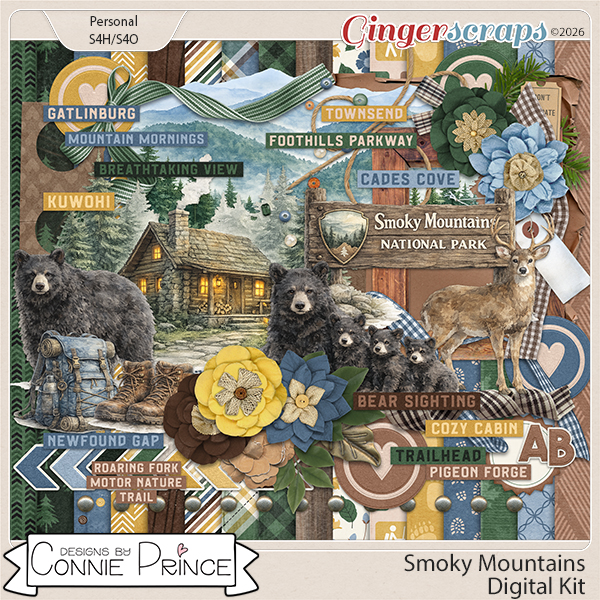 Smoky Mountains - Kit by Connie Prince