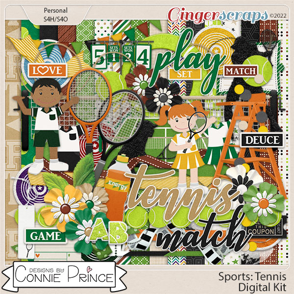 Sports: Tennis  - Kit by Connie Prince