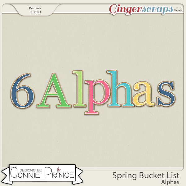 Spring Bucket List - Alpha Pack AddOn by Connie Prince