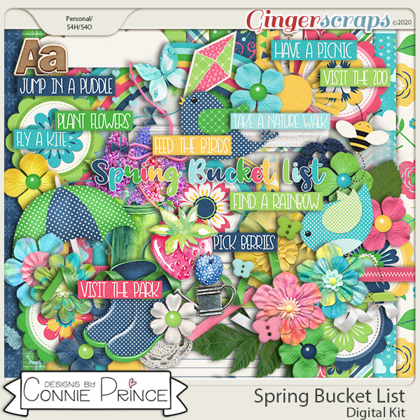 Spring Bucket List - Kit by Connie Prince