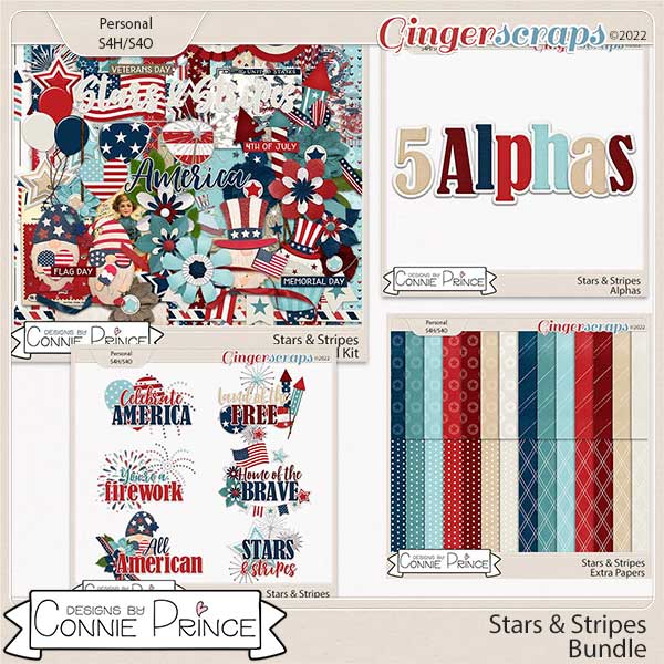 Stars & Stripes - Bundle by Connie Prince