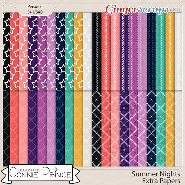 Summer Nights - Extra Papers by Connie Prince