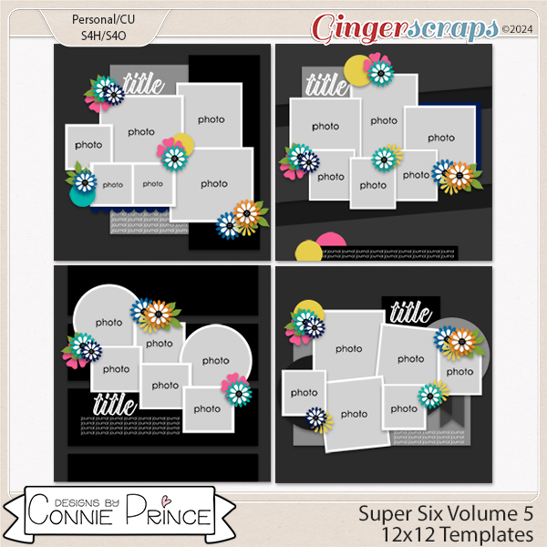 Super Six Volume 5 - 12x12 Temps (CU Ok) by Connie Prince