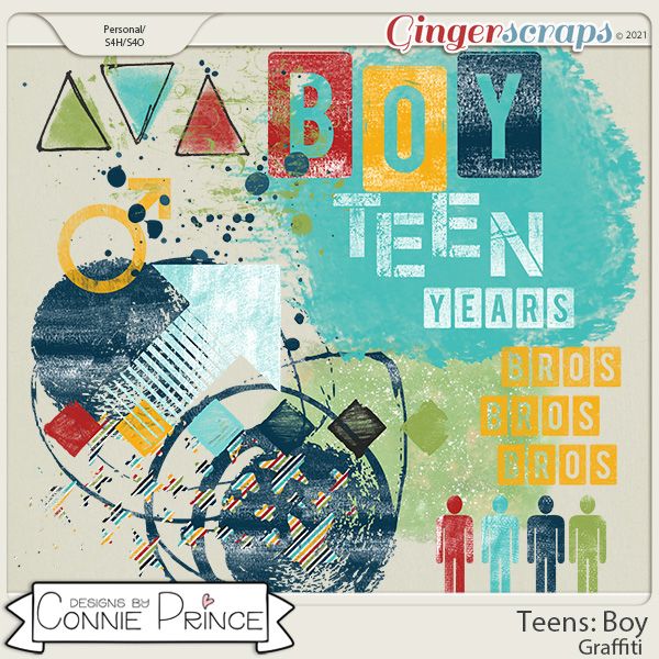 Teens: Boy - Graffiti by Connie Prince