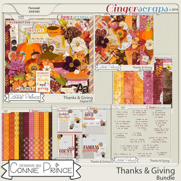 Thanks & Giving - Bundle by Connie Prince