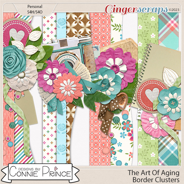 The Art Of Aging - Borders by Connie Prince