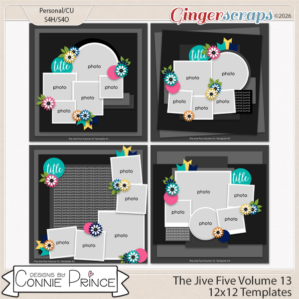 The Jive Five Volume 13 - 12x12 Temps (CU Ok) by Connie Prince