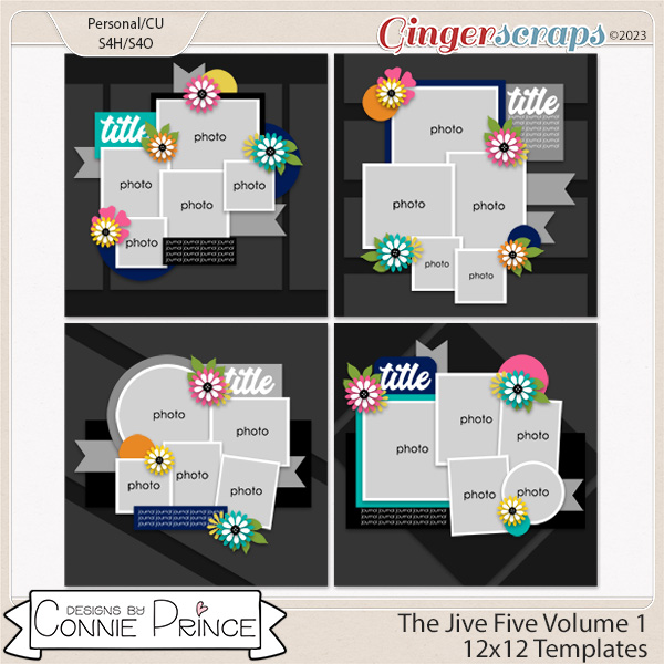 The Jive Five Volume 1 - 12x12 Temps (CU Ok) by Connie Prince