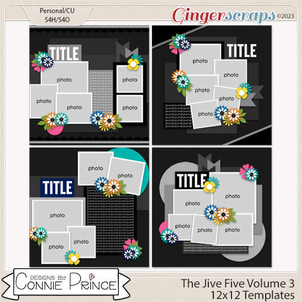 The Jive Five Volume 3  - 12x12 Temps (CU Ok) by Connie Prince