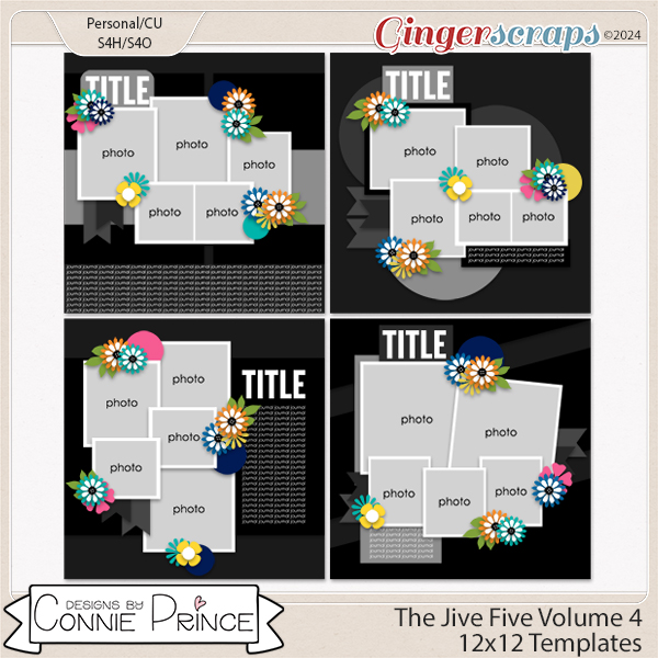 The Jive Five Volume 4- 12x12 Temps (CU Ok) by Connie Prince
