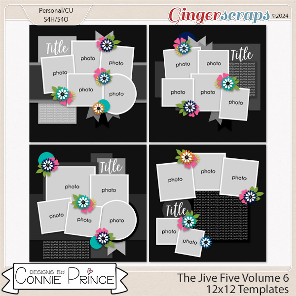 The Jive Five Volume 6 - 12x12 Temps (CU Ok) by Connie Prince