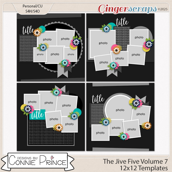 The Jive Five Volume 7 - 12x12 Temps (CU Ok) by Connie Prince