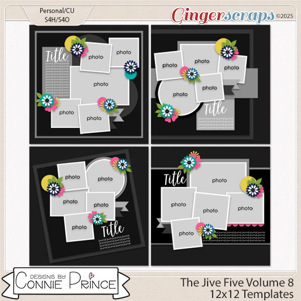 The Jive Five Volume 8 - 12x12 Temps (CU Ok) by Connie Prince