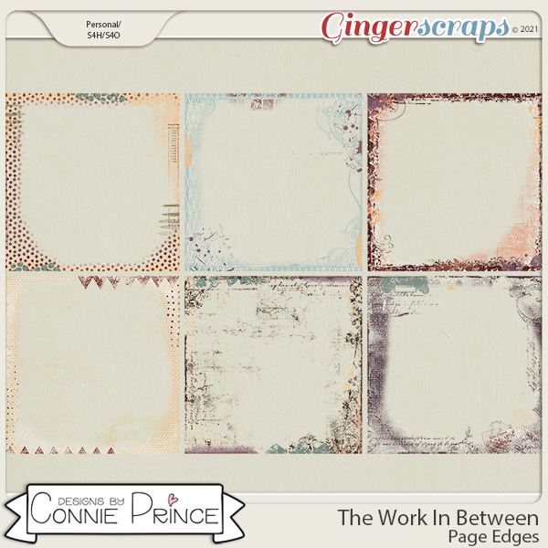 The Work In Between - Page Edges by Connie Prince