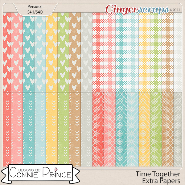 Time Together - Extra Papers by Connie Prince