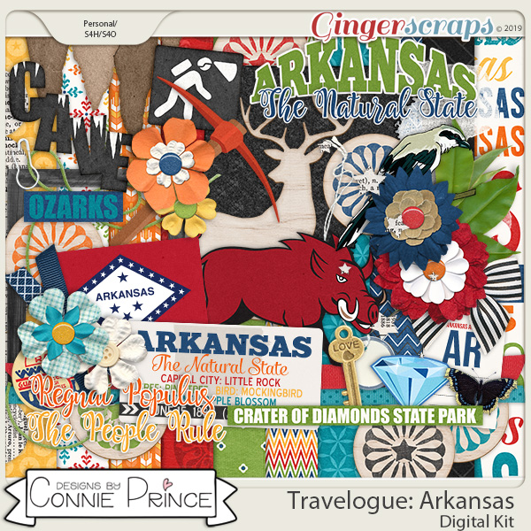 Travelogue Arkansas - Kit by Connie Prince