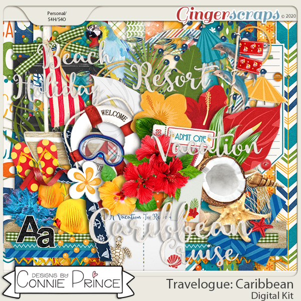 Travelogue Caribbean - Kit by Connie Prince