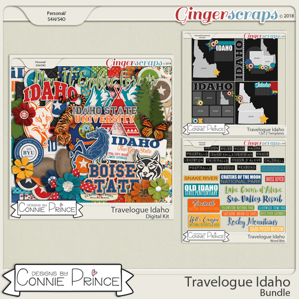 Travelogue Idaho - Bundle Pack by Connie Prince