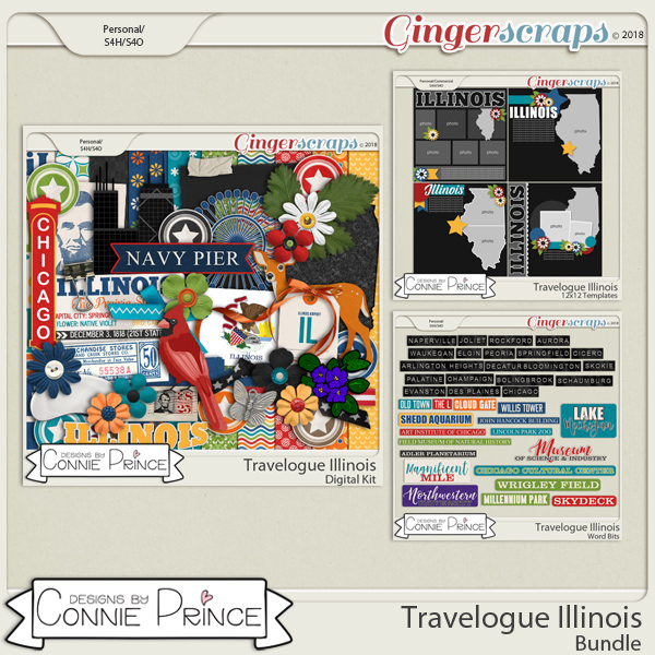 Travelogue Illinois - Bundle Pack by Connie Prince