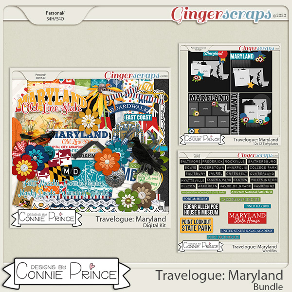 Travelogue Maryland - Bundle Pack by Connie Prince