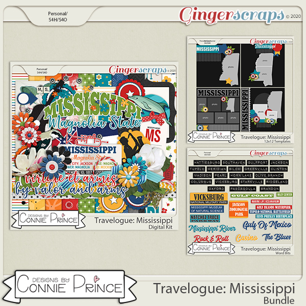 Travelogue Mississippi - Bundle Pack by Connie Prince