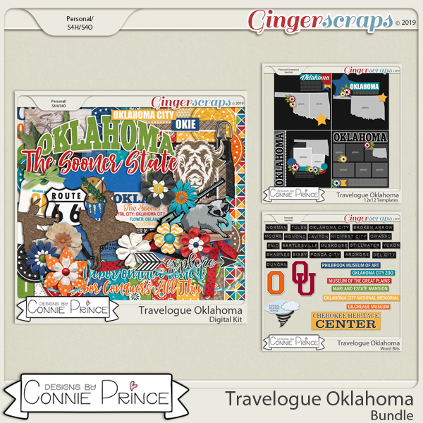 Travelogue Oklahoma - Bundle Pack by Connie Prince