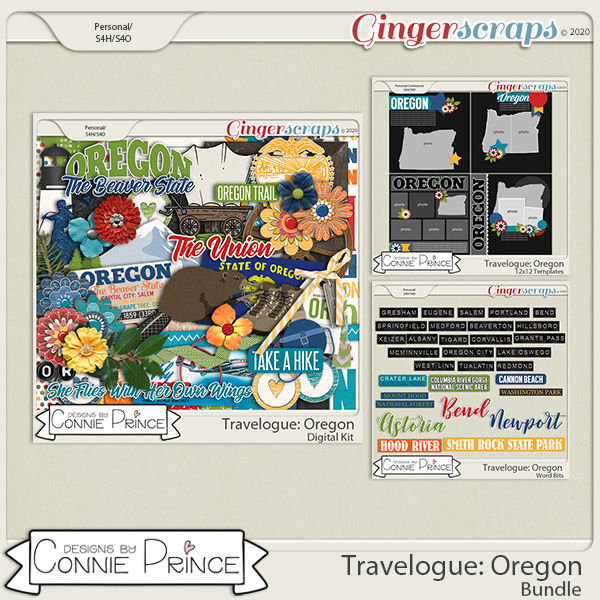 Travelogue Oregon - Bundle Pack by Connie Prince