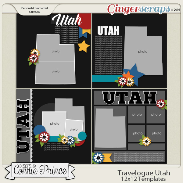Travelogue Utah - 12x12 Temps (CU Ok)