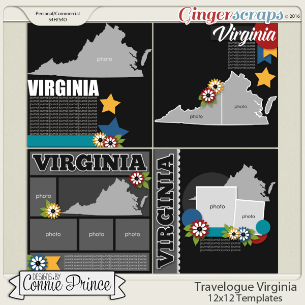 Travelogue Virginia - 12x12 Temps (CU Ok)
