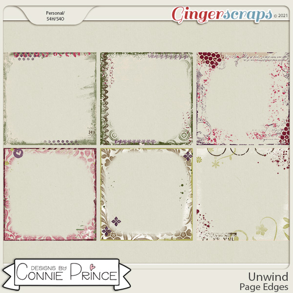 Unwind  - Page Edges by Connie Prince