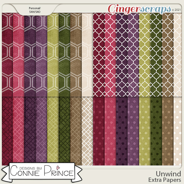 Unwind  - Extra Papers by Connie Prince