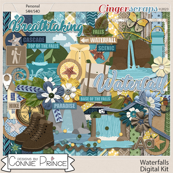 Waterfalls - Kit by Connie Prince