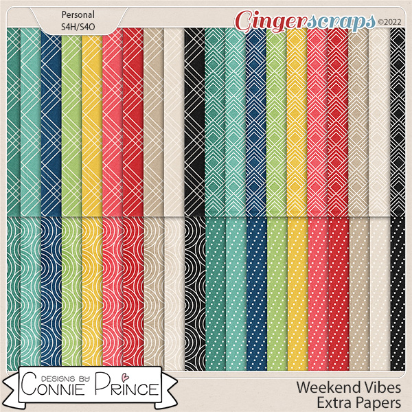 Weekend Vibes - Extra Papers by Connie Prince
