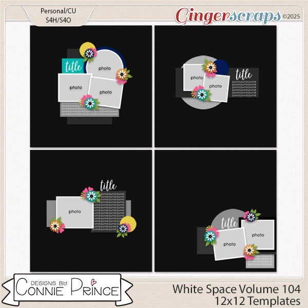 White Space Volume 104 - 12x12 Temps (CU Ok) by Connie Prince