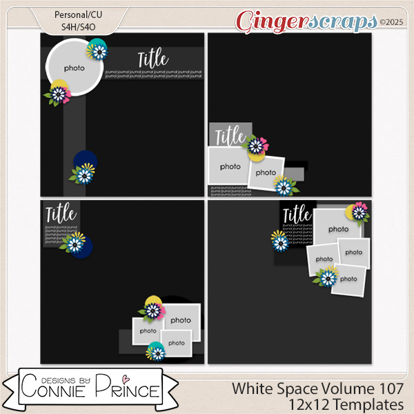 White Space Volume 107 - 12x12 Temps (CU Ok) by Connie Prince