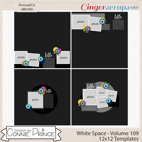 White Space Volume 109 - 12x12 Temps (CU Ok) by Connie Prince