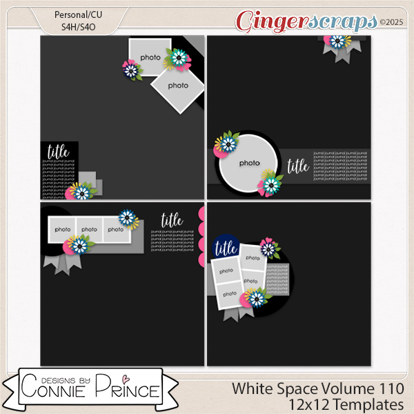 White Space Volume 110 - 12x12 Temps (CU Ok) by Connie Prince
