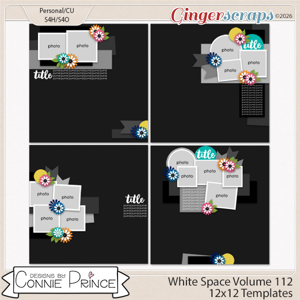 White Space Volume 112 - 12x12 Temps (CU Ok) by Connie Prince