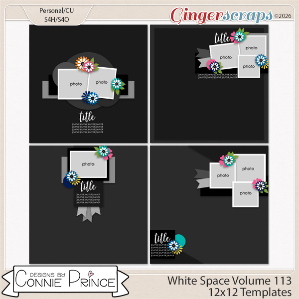 White Space Volume 113 - 12x12 Temps (CU Ok) by Connie Prince