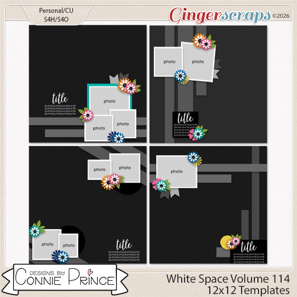 White Space Volume 114 - 12x12 Temps (CU Ok) by Connie Prince
