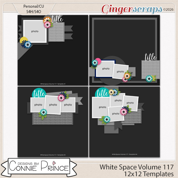 White Space Volume 117 - 12x12 Temps (CU Ok) by Connie Prince