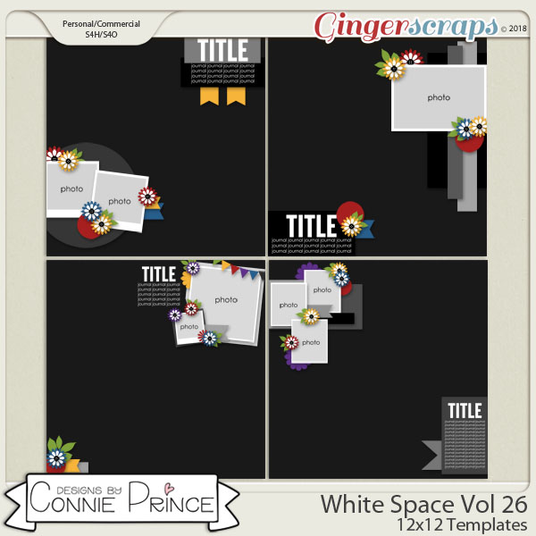 White Space Volume 26 - 12x12 Temps (CU Ok) by Connie Prince