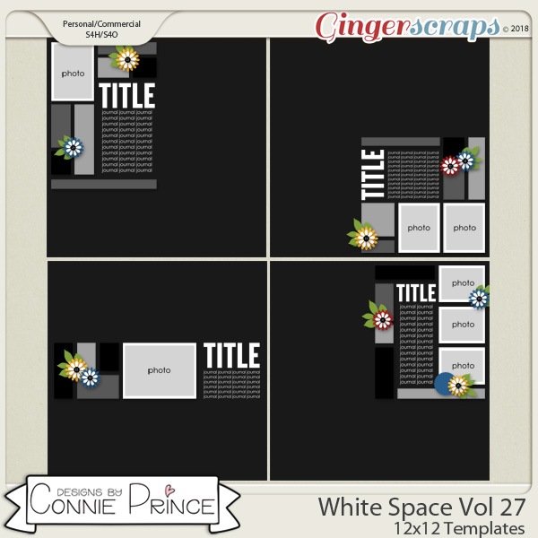 White Space Volume 27 - 12x12 Temps (CU Ok) by Connie Prince