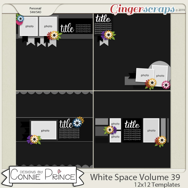 White Space Volume 39 - 12x12 Temps (CU Ok) by Connie Prince